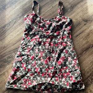 Patagonia W's Summertime Dress Organic Cotton Hemp Blend Odalisque Silt Print